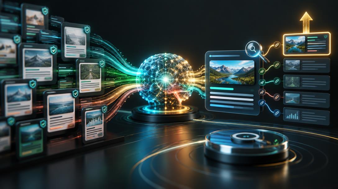 How to Rank in AI Search: ChatGPT, Gemini & AI Overviews in 2026 — editorial guide cover by Socialfelio