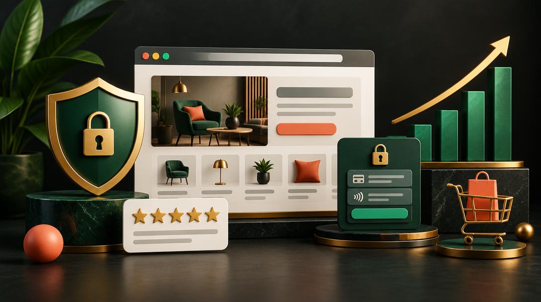 How Website Design Affects Customer Trust and Sales — editorial guide cover by Socialfelio
